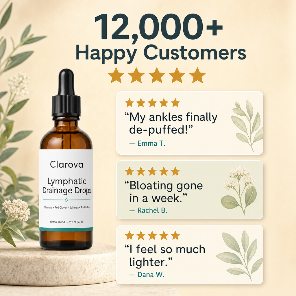 Clarova Lymphatic Drainage Drops — happy customers
