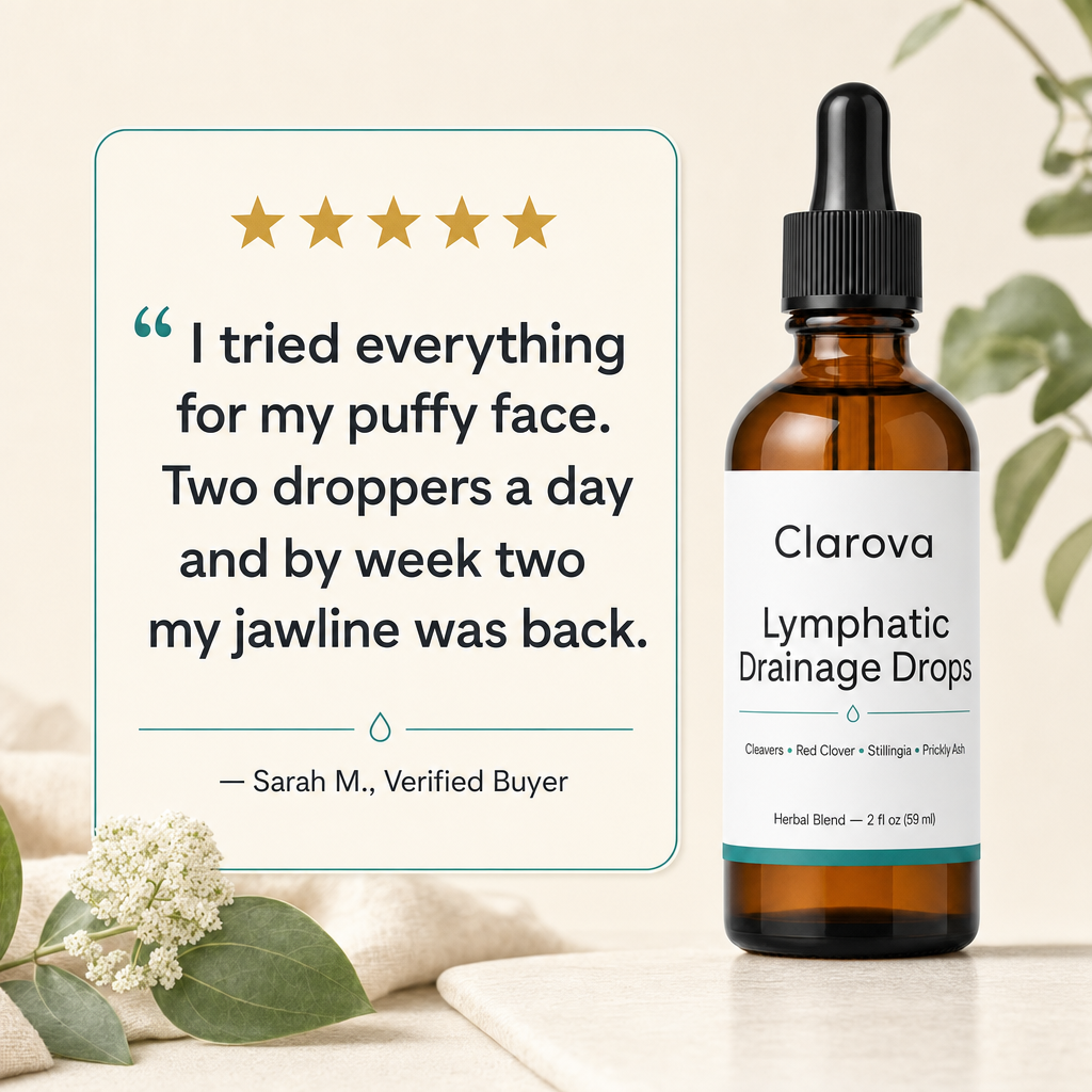 Clarova Lymphatic Drainage Drops — testimonial