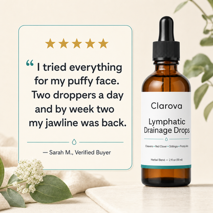 Clarova Lymphatic Drainage Drops — testimonial