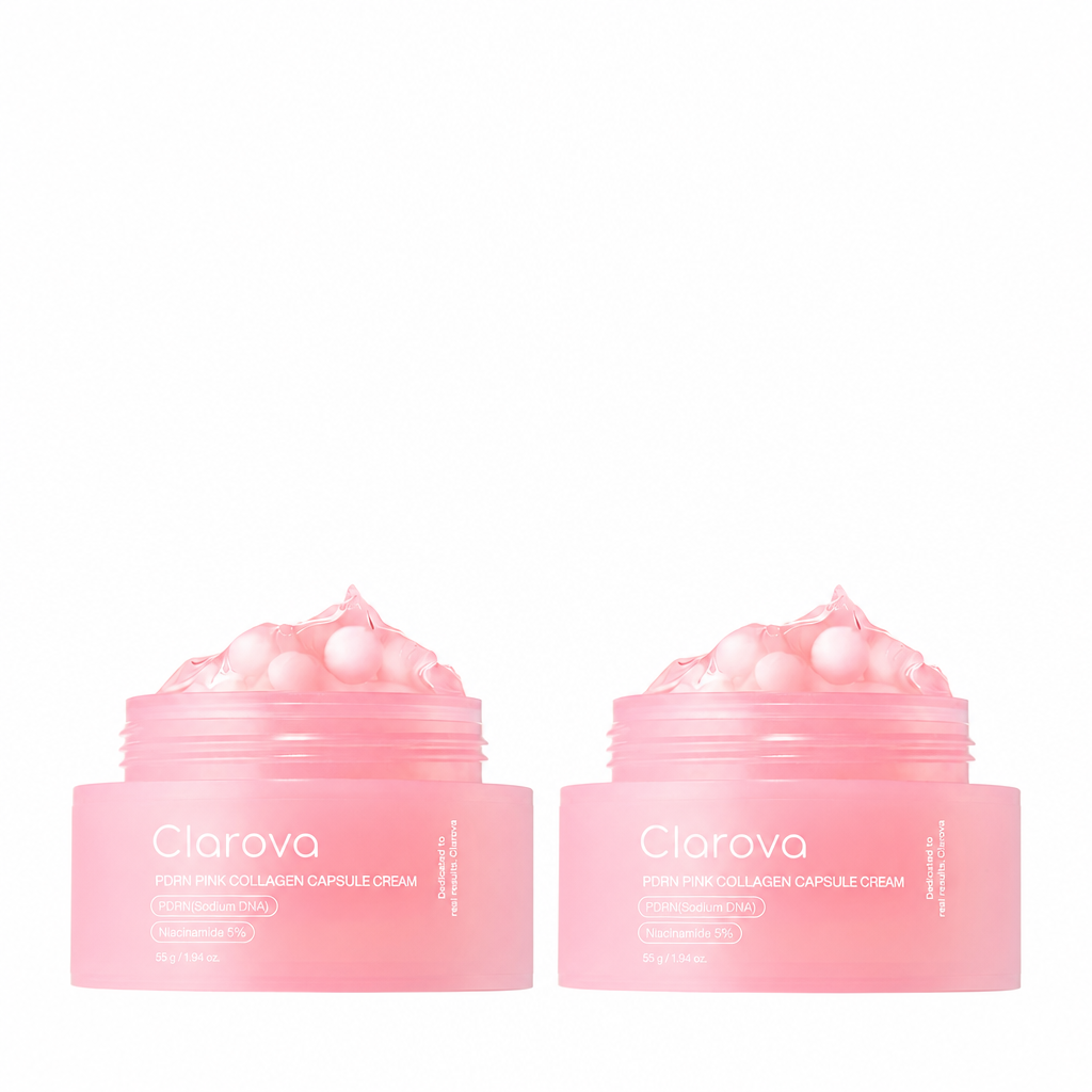 Clarova PDRN Pink Collagen Capsule Cream — two pack