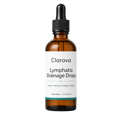 Clarova Lymphatic Drainage Drops — base transparent
